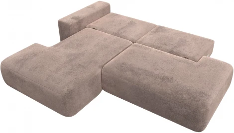 Диван угловой Лига-036 НПБ Модерн левый угол Лига Диванов (Велюр) арт.127775L