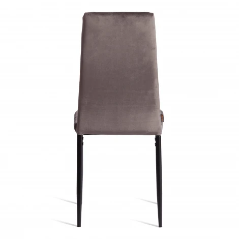 Стул Easy/Изи (мод. JSC02-1)/1 шт. в упаковке металл, флок, 41х52х96см, темно-серый HLR24/черный Tetchair 24596