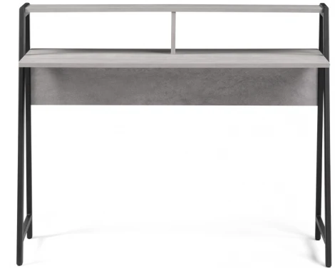 Письменный стол Notta Аларо бетон / черный матовый 542658