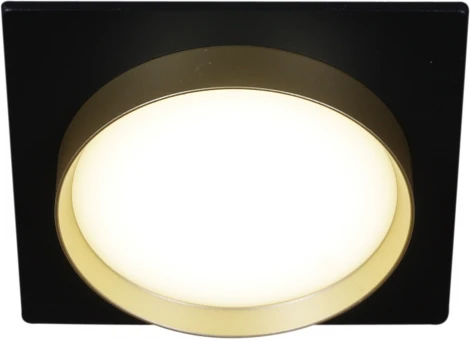 Встраиваемый точечный светильник Reluce 53005-9.0-001LD GX53 BK+GD (220V)