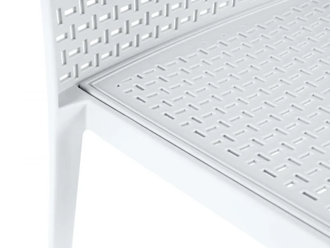 Комплект стульев Bottega 4 шт. ОГОГО Обстановочка! 966341 (Пластик/Белый)