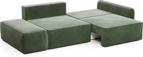 ПОРТЛЕНД  Диван прямой с банкеткой зеленый D1 furniture арт.AAA41669003