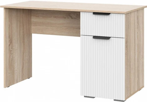 Компьютерный стол Woodville Стокгольм СТП03-1200 120х57х75 дуб сонома / line софт пломбир
