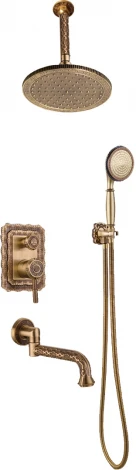 Душевой комплект Bronze de Luxe Windsor 10137/1R С ВНУТРЕННЕЙ ЧАСТЬЮ