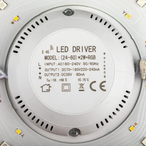 Светильник потолочный светодиодный диммируемый Ritter Saturn 52335 2