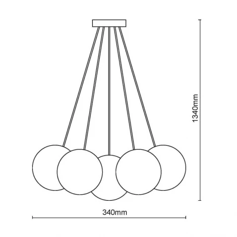 Подвесная люстра Vele Luce Dandelion VL1173L07