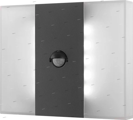 Светильник настенный уличный светодиодный с датчиком движения Globo Moonlight, 2 плафона черный, белый