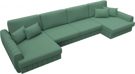 Диван П-образный Лига-057 НПБ Лонг Лига Диванов (Рогожка) арт.129325