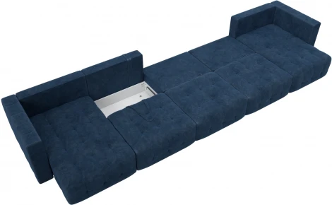 Диван П-образный Лига-052 НПБ МегаЛонг Лига Диванов (Велюр) арт.128877