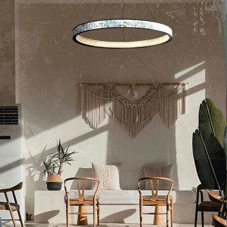 Подвесной светильник Favourite Shelty 4704-6P (LED, 220V, на тросе, кольцо)