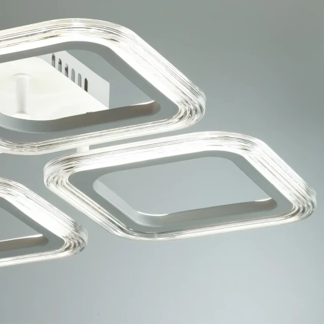 Потолочная люстра светодиодная с ПДУ Lumion Kvadro 8026/42CL белый/белый, металл/акрил LED 42W 3000-6000К 220V
