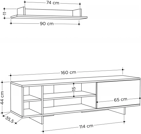 ТВ тумба LEVE STOCKTON TV UNIT
