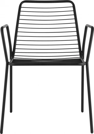 Стул с подлокотниками Дели металл черный Stool Group (арт.УТ000039267)