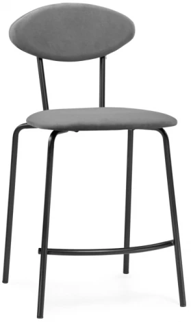 Барный стул Коумо катания сильвер / черный матовый 516471 Woodville