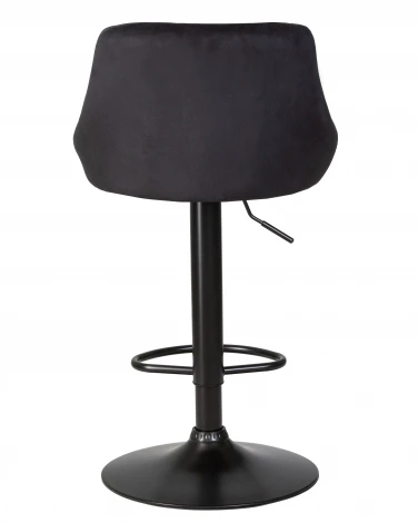 Набор 2 шт стул барный DOBRIN LOGAN BLACK (черный велюр (MJ9-101))