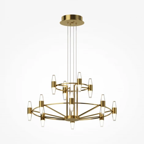 Подвесная люстра ярусная Maytoni Arana MOD401PL-L72BS3K (LED, 220V, на тросе)