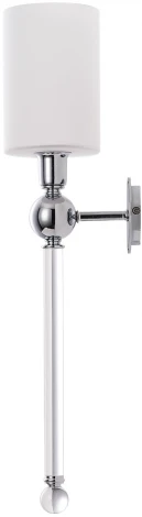 Бра Crystal Lux Mirabella AP1 CHROME/WHITE (220V, круглые)
