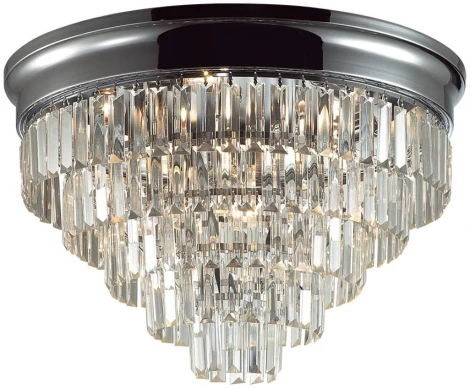 Потолочная люстра Lumion Zaha 8266/8C хром/хрусталь металл/прозрачный Е14 8*40W 220V (круглые)