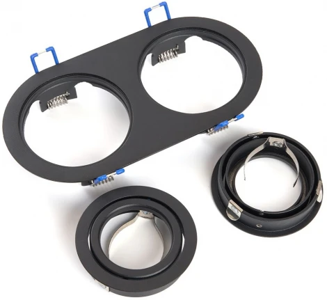 Светильник встраиваемый Feron DL2812 48459 50W G5.3 черный