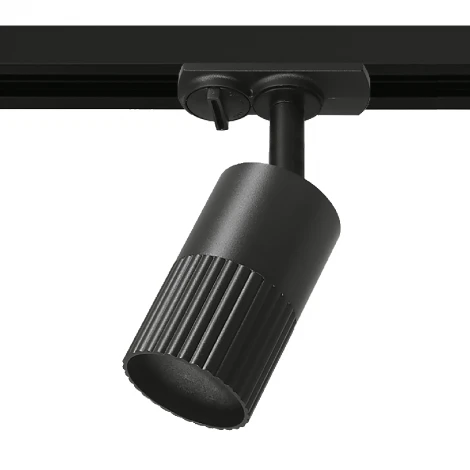 Трековый светильник однофазный Wolta WTL-GU10/18B под лампу GU10 Черный DUO