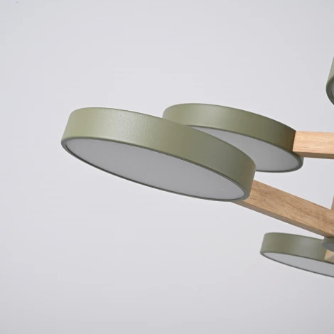 Потолочная люстра Wi-Fi на штанге Turna Dbl L6 Hacks By ImperiumLoft Turna-Dbl01 (LED, 220V, пульт управления, голосовое управление, умный дом - Алиса)