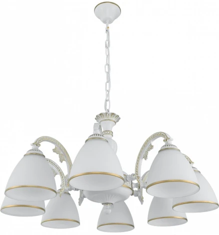 Подвесная люстра Arte Milano AM340837 340837/8 WT+G (220V, на цепи)