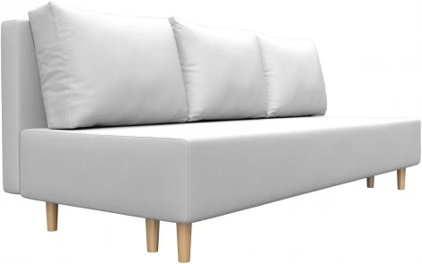 Диван прямой Лига-033 (Белый/Экокожа) Лига Диванов арт.121096