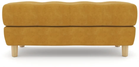 Банкетка Arsko Герберт горчичный велюр