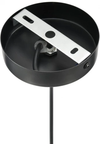 Подвесной светильник Lumion Sorento 8282/4 черный/бежевый/коричневый, металл/текстиль/стекло Е14 4*40W 220V (на проводе, круглые)