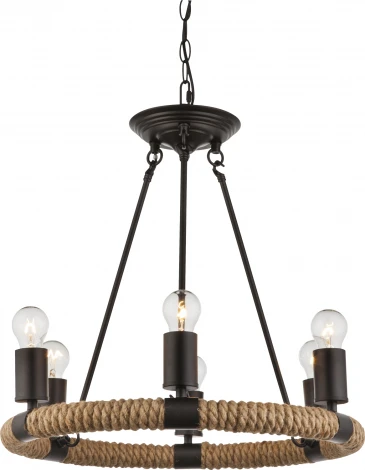 Подвесной светильник Globo Ulleu 69029-6 (220V, на цепи, под старину, кольцо)