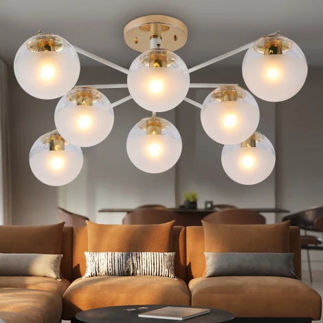 Потолочная люстра на штанге Rivoli Umbra 3129-308 (220V, шарики)