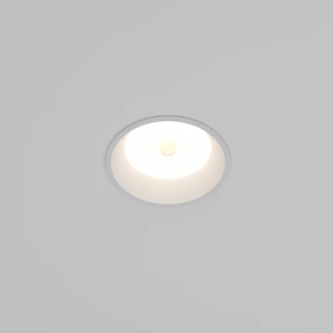 Встраиваемый светильник Maytoni Okno DL055-8W4K-SEN-W (LED, 220V, датчик движения, круглые, IP44)