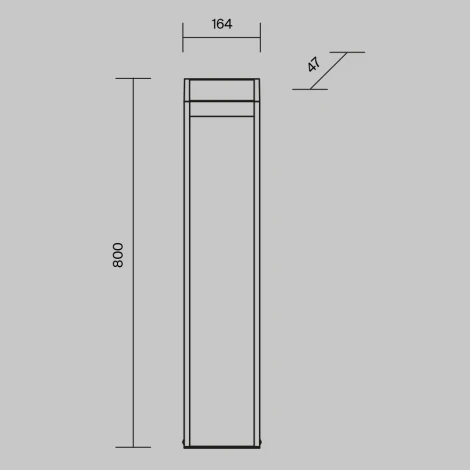 Наземный уличный светильник Maytoni Sten O444FL-L13GF3K2 (LED, 220V, IP65)