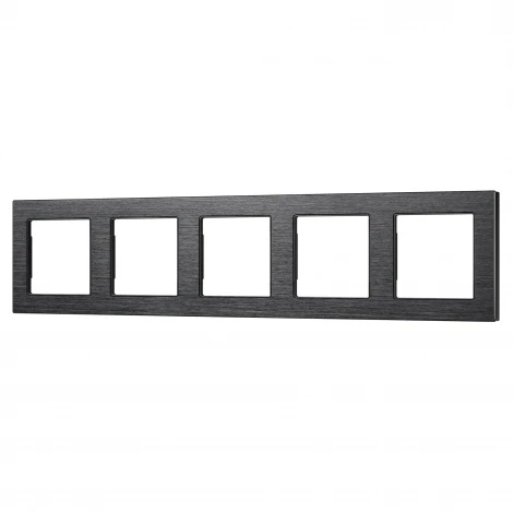 Рамка алюминиевая FRM-PRESTO-ALS-5-BK (Arlight) 043865