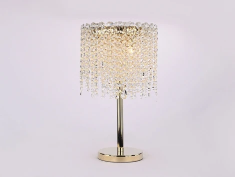 Интерьерная настольная лампа Newport 10900 10903/T gold (220V, хрусталь, подвески)