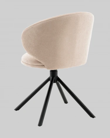 Стул Труфальд велюр бежевый Stool Group арт.УТ000041565