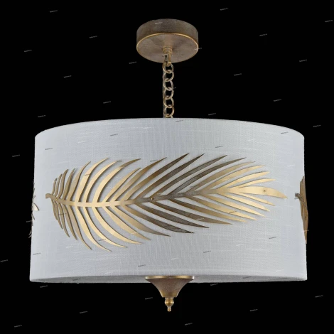 Подвесная люстра Maytoni Farn H428-PL-03-WG (220V, на цепи, листья)