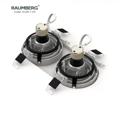 Встраиваемый светильник Raumberg Eller2Wh White (DE-2002)