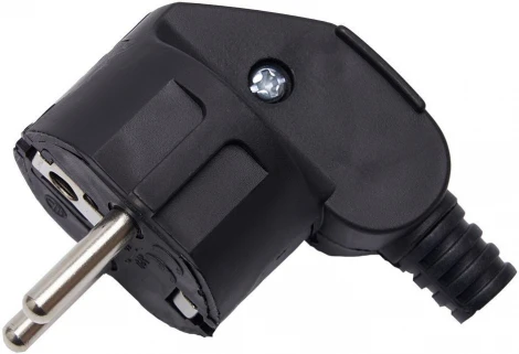 Вилка угловая с заземлением Stekker 39138