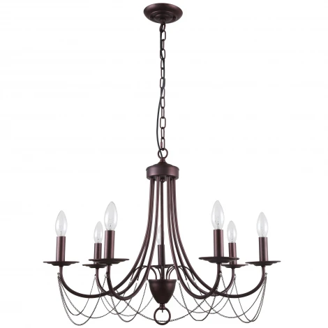 Подвесная люстра F-Promo Plini 2590-7P (220V, на цепи, свеча)