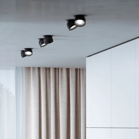 Светильник встраиваемый светодиодный Elektrostandard Uno 25092/LED 8W 4000K черный