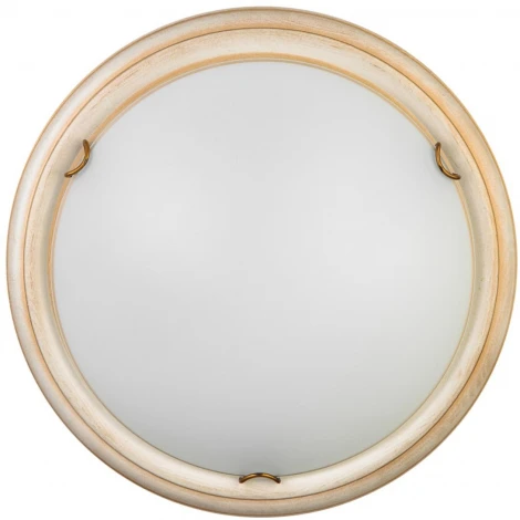 Настенно-потолочный светильник Sonex Provence 7605/BL SNOK SN стекло/белое/кремовый/бронза LED 24Вт 4000K D360 IP20