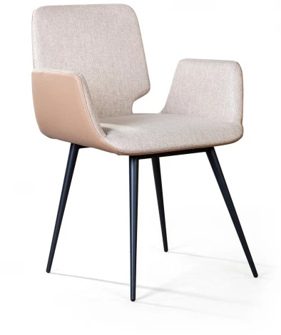 Стул с подлокотниками Adam, рогожка комби бежевый Top Concept ADAM 2000000000688