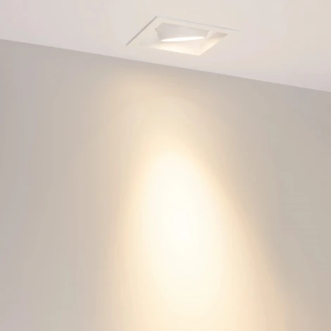 Встраиваемый светильник светодиодный MS-VORTEX-BUILT-S140x140-30W Warm3000 (WH-WH, 30 deg, 230V) (Arlight, IP20 Металл) 057922