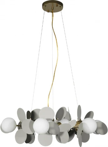 Подвесная люстра Loft It Matisse 10008/700 Grey (220V, на тросе, цветы, шарики)
