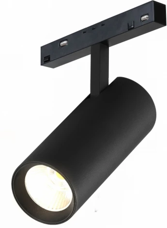 Трековый магнитный светильник 48V iLedex Vision48/22 4822-007-D75-30W-38DG-3000K-BK (круглые)