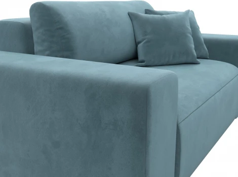 Кресло Лига-036 НПБ (Бирюзовый/Велюр) Лига Диванов арт.121290