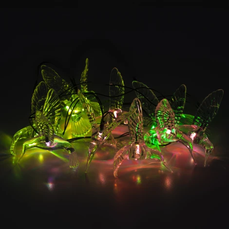 Садовая гирлянда светодиодная на солнечной батарее Колибри 3,8 м ЭРА ERASF22-26