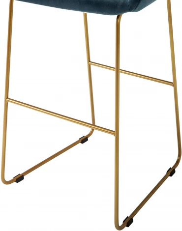 Кресло Бар. Kent Diag blue/Линк золото R-Home арт.410219151h_Diagblue_золото_БАР