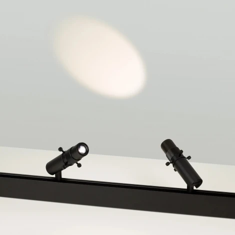 светильник магнитный MAG-ORIENT-SPOT-CROP-ZOOM-TC-R35-6W Warm3000 (BK, 19-29 deg, 48V) (Arlight, IP20 Металл) 045067